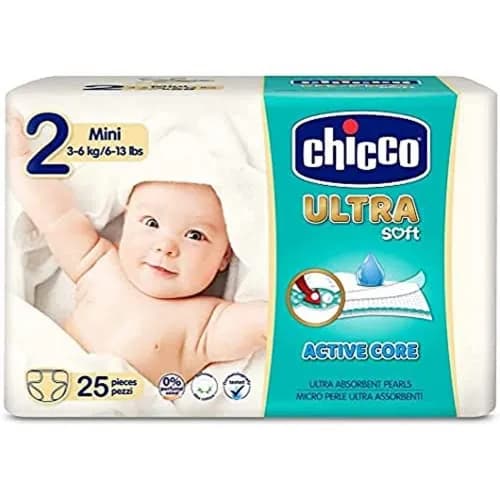 Chicco Diaper Ultra 3-6 Kg Mini 25 Pieces