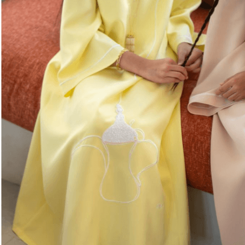  Yellow Dalla Jalabiya 8Y -  Brush And Needle