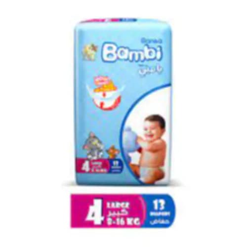 Bambi Baby Diapers Large Regular 13S