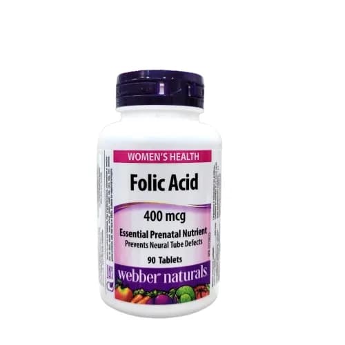 Wn Folic Acid 400Mcg Tab 90'S