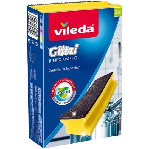 Vileda Glitzi Strong Jumbo Sponge, 1 Piece