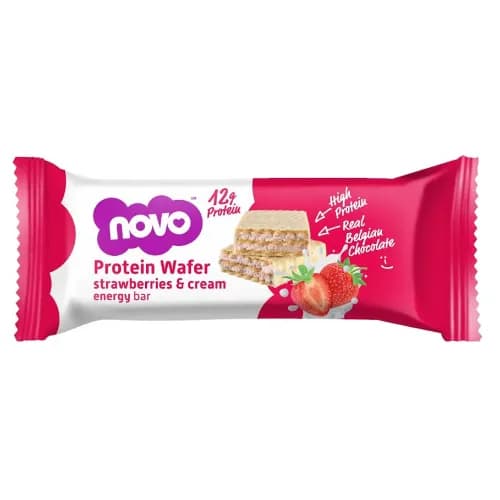Novo Protein Wafer Bar - Strawberries & Cream 40G