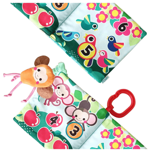 Moon - Soft Education Book With Detachable Clip - Numbers