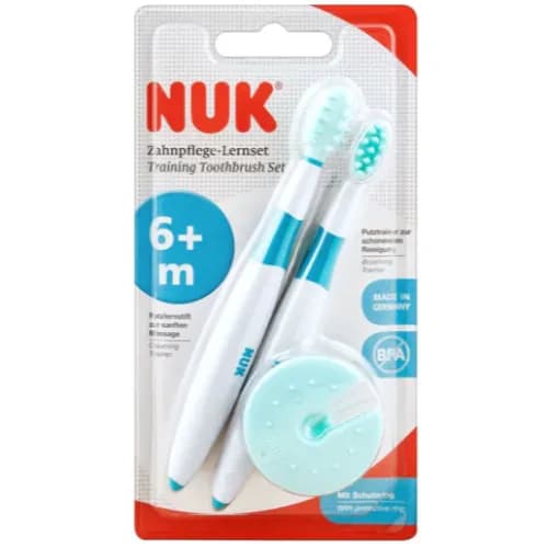 Nuk Training Toothbrush Set 6M+