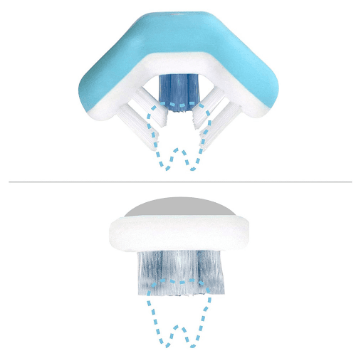 Fridababy - Triple-Angle Toothhugger Training Toothbrush For Toddler - Blue