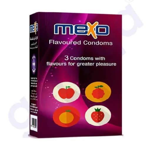 Mexo Flavoured Condoms 3Pcs