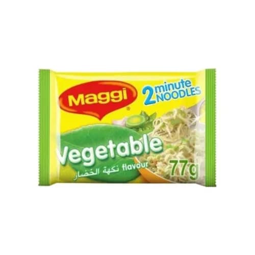 Maggi 2 Minute Instant Noodles Vegetable Flavor 77G