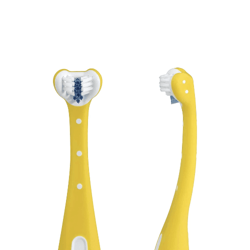 Fridababy - Triple-Angle Toothhugger Training Toothbrush For Toddler - Yellow