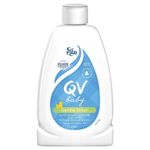 Qv Baby Gentle Wash Hair & Body 250Gm