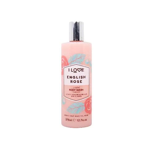 I Love English Rose Bodywash, 375 Ml