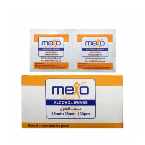 Mexo Alcohol Swabs 100Pcs