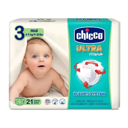 Chicco Diaper Ultra Newborn 27 Pieces