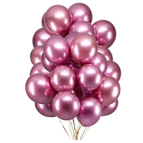 Pink Chrome Combo Helium Balloon