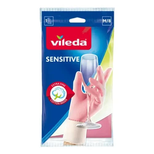 Vileda Sensitive Gloves Medium