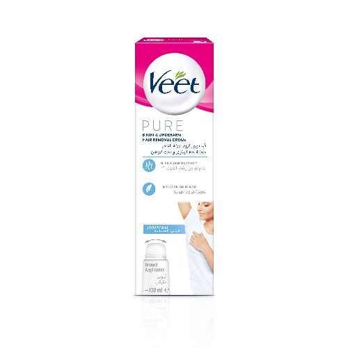 Veet Pure Bikini & Underarm Hair Removal Cream 100Ml