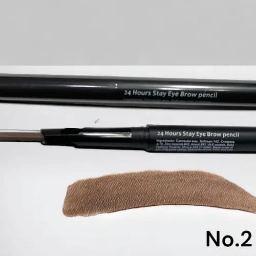 Zenora 24 Hours Stay Eyebrow Pencil No.2 Brown