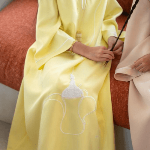  Yellow Dalla Jalabiya 4Y -  Brush And Needle