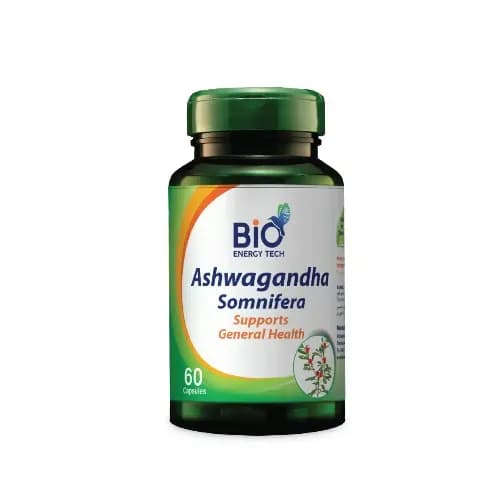 Bio Energy Tech Ashwagandha Somnifera 60 Capsules