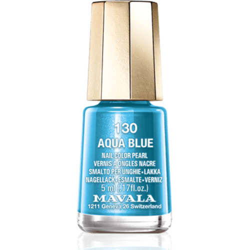 Mavala 130 Aqua Blue Nail Colour Cream 5Ml