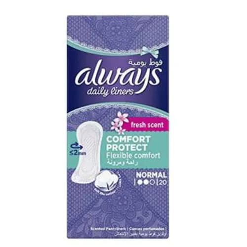 Always Daily Liners Normal Comfort Protect 20