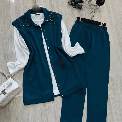Lady Clothing Set (3) Pieces - Green