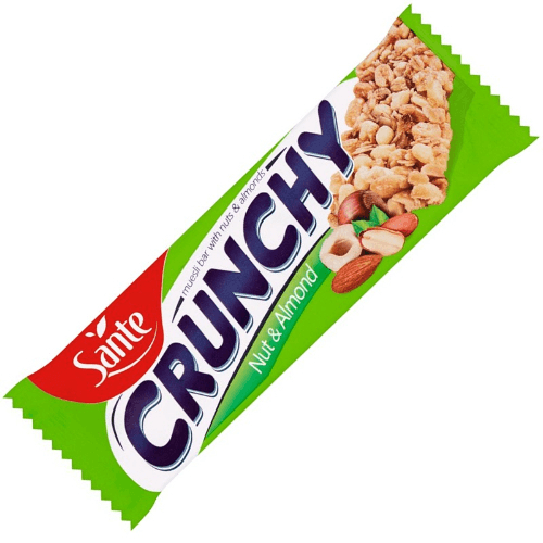Sante Crunchy Nut & Almond Bar 40G