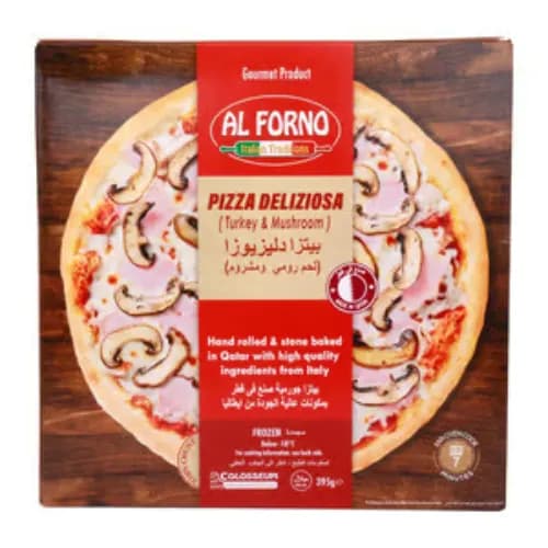 Al Forno Pizza Deliziosa Turkey & Mushroom, 395G