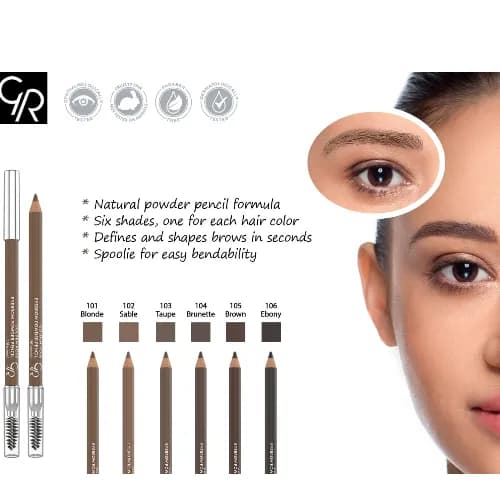 Golden Rose Eyebrow Powder Pencil 103 Taupe