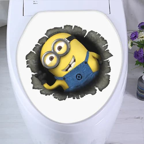 Minion Toilet Seat Cover 10 Pieces