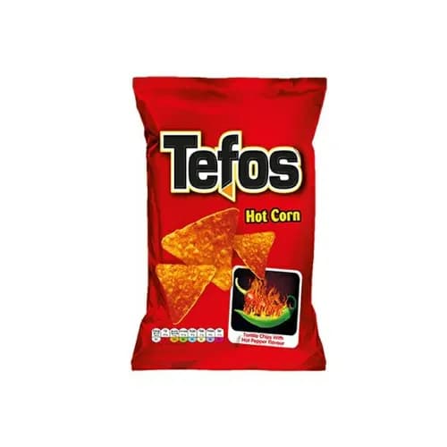 Tefos Hot Corn Flavoured 50 Grams