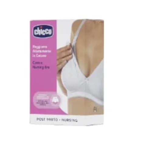 Chicco Nursing Bra In White - Cotton - 40 C