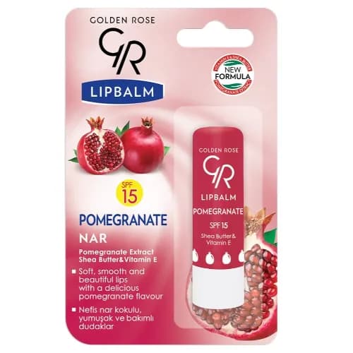 Golden Rose Lip Balm Pomegranate