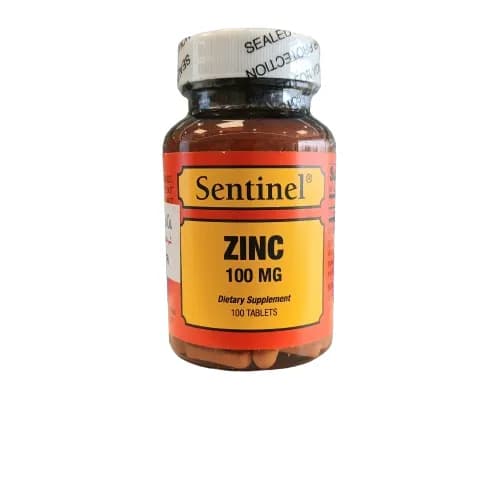 Sentinel Zinc 100 Mg 100 Tablets