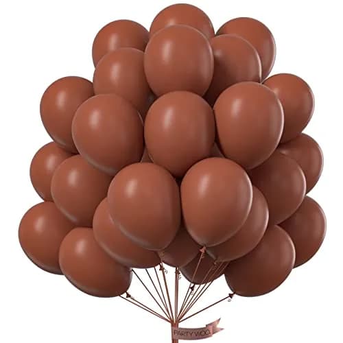 Retro Brown Combo Helium Balloon