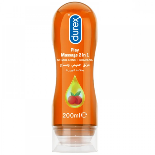 Durex Play Massage Stimulant 2 In 1 Intimate Lubricant With Guarana - 200 Ml