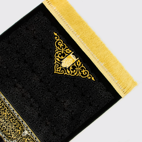 Kiswa of Kaaba  premium Prayer Mat