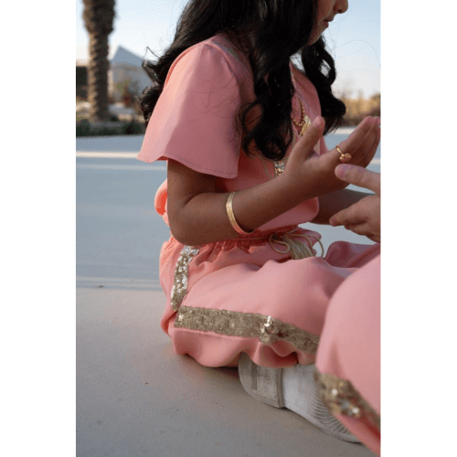 Peach Finjan Set 10Y -  Brush And Needle