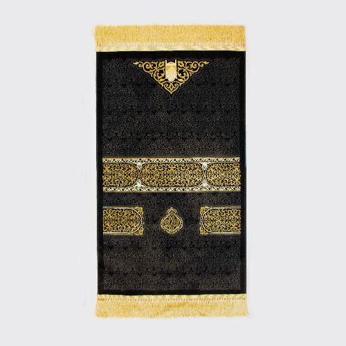 Kiswa of Kaaba  premium Prayer Mat