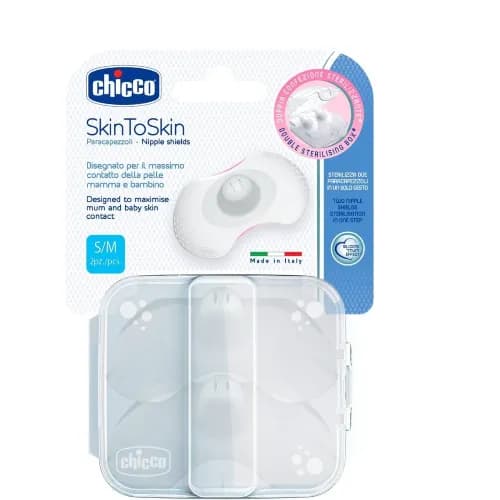 Chicco Silicone Nipple Shields - [M-L]