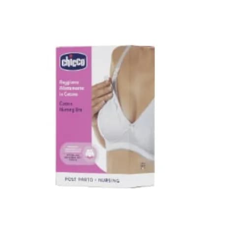 Chicco Nursing Bra In White - Cotton - 42D