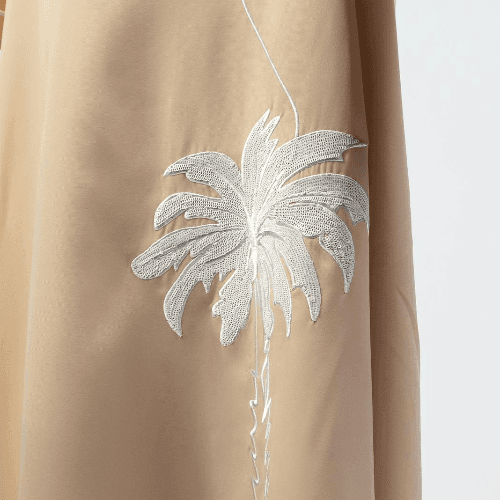 Biege Palm Jallabiya 8Y -  Brush And Needle