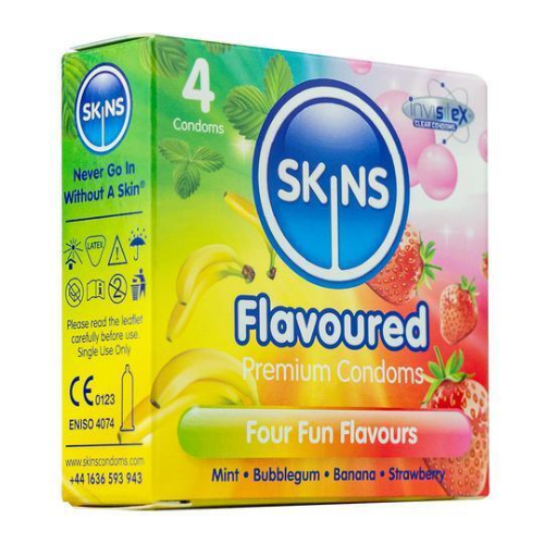 Skins Flavoured Condoms 4Pcs