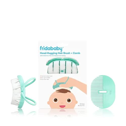 Fridababy - Head-Hugging Hair Brush & Styling Comb Set