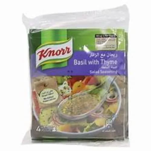 Knorr Salad Seasoning Basil/Thym 10Gx4