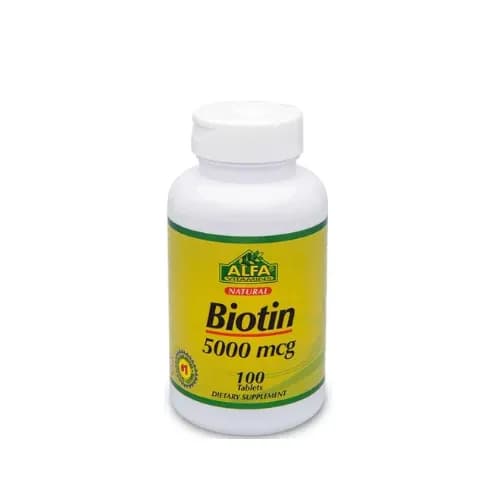 Alfa Biotin 5000Mcg 100S