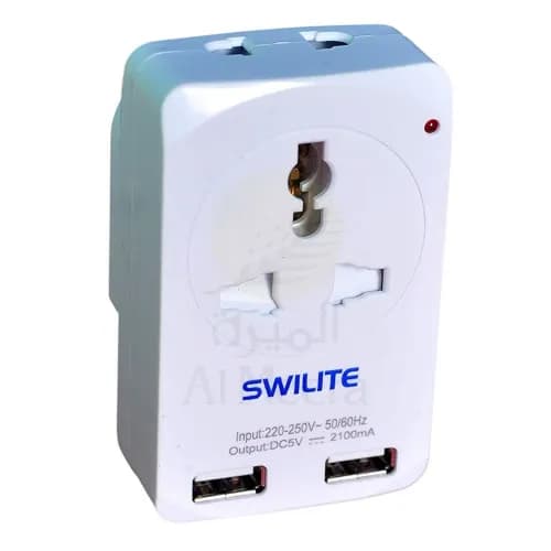 Swilite Multi Adaptor With 2 Usb