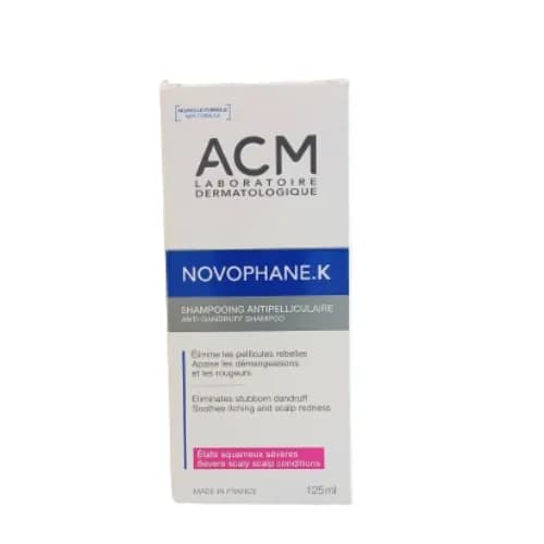 Acm Novophane.K Anti-Dandruff Shampoo 125Ml