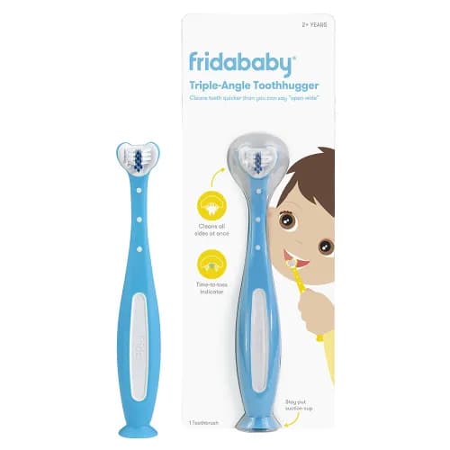 Fridababy - Triple-Angle Toothhugger Training Toothbrush For Toddler - Blue