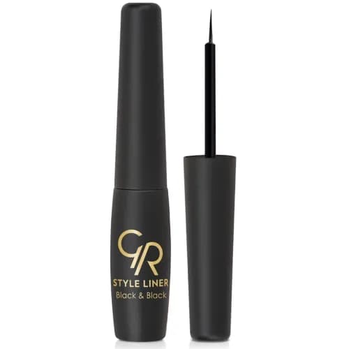 Golden Rose Style Liner Black & Black