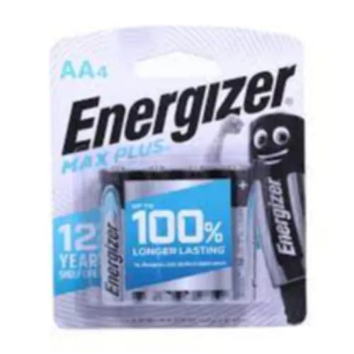 Energizer Max Plus Alkaline Battery Aa 4 Pcs